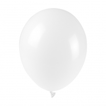 Pastelové balóny Bílé 50ks
